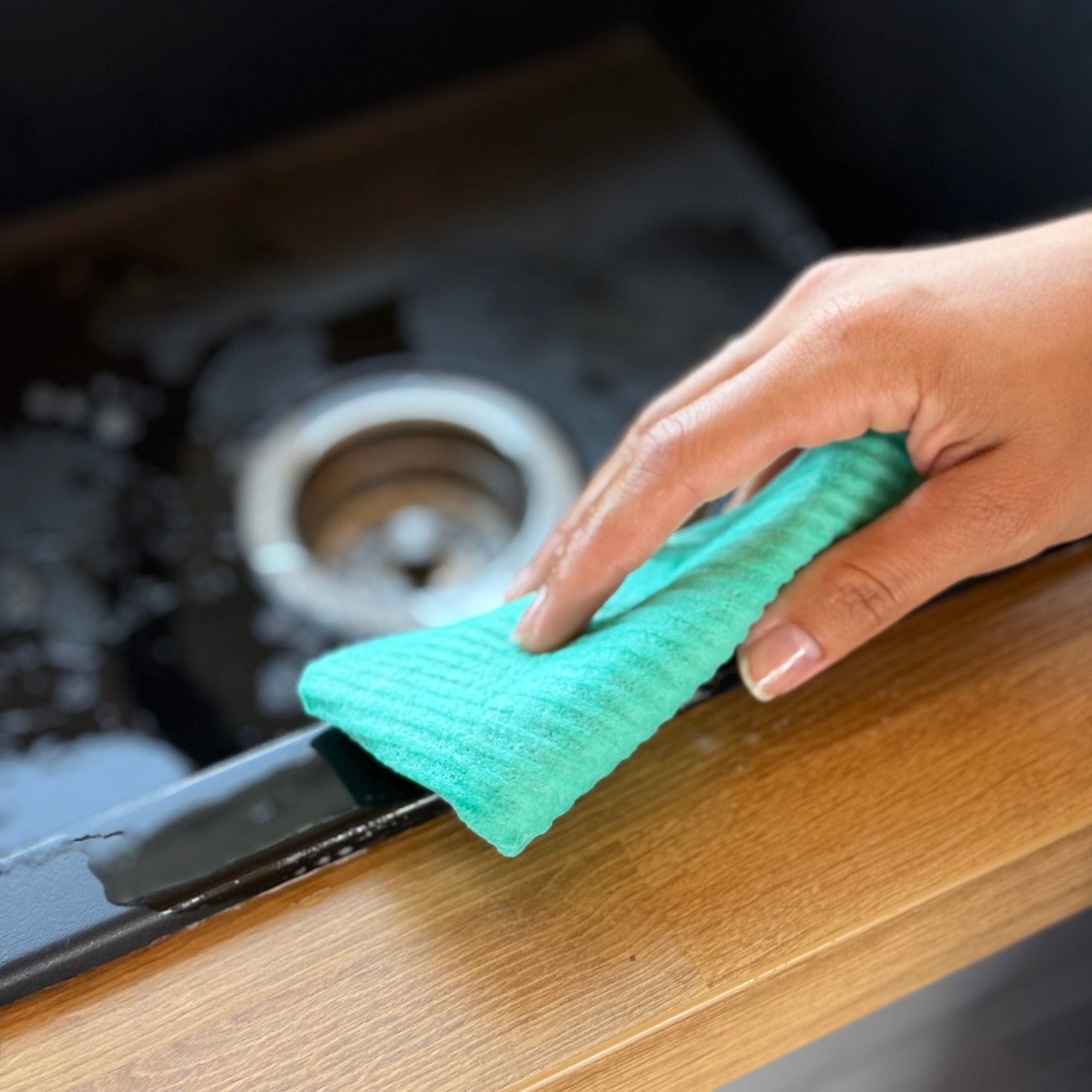 pandoo Schwammtuvh Nachhaltige Schwammtücher 3er-Set – waschbar, saugstark & plastikfrei