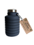 pandoo Trinkflasche Anthrazit Faltbare Silikon-Trinkflasche 700ml – BPA-frei & auslaufsicher