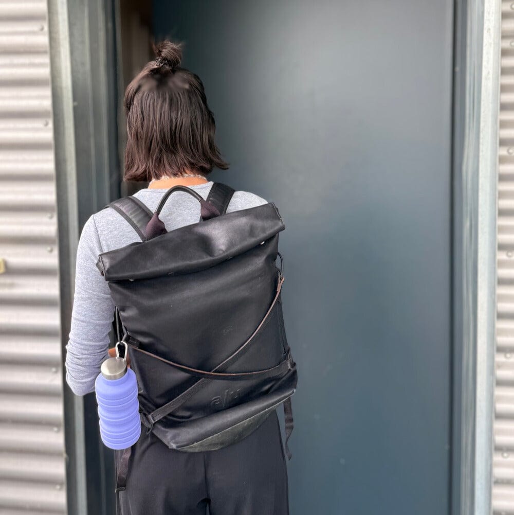 pandoo Trinkflasche Faltbare Silikon-Trinkflasche 700ml – BPA-frei & auslaufsicher