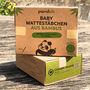 pandoo Wattestäbchen Wattestäbchen für Kinder und Babys mit Sicherheitskopf