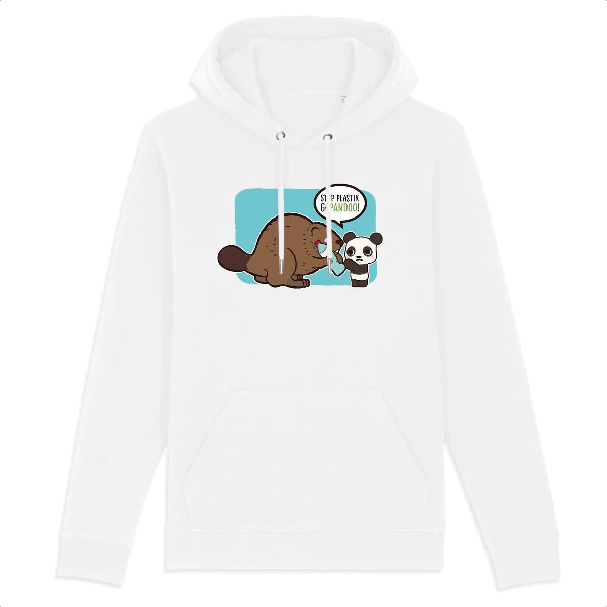 pandoo Hoodie - CRUISER - Stanley - DTG Hoodie Stop Plastik aus Bio-Baumwolle | Unisex | Bieber