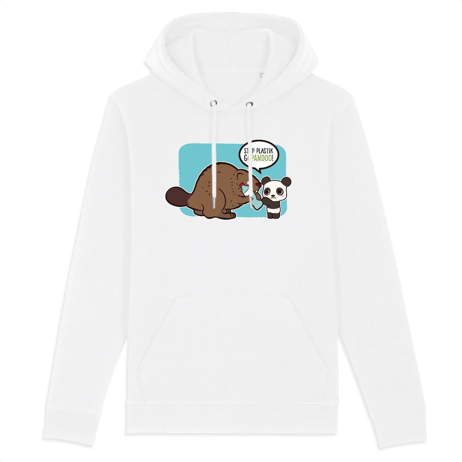 pandoo Hoodie - CRUISER - Stanley - DTG Hoodie Stop Plastik aus Bio-Baumwolle | Unisex | Bieber