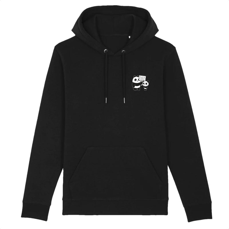 pandoo Hoodie - CRUISER - Stanley - DTG XS / Schwarz Bio-Baumwolle Hoodie  Fuck Plastic | Unisex | 4 Farben