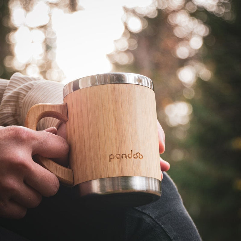 pandoo Kaffeebecher Bambus Kaffeebecher