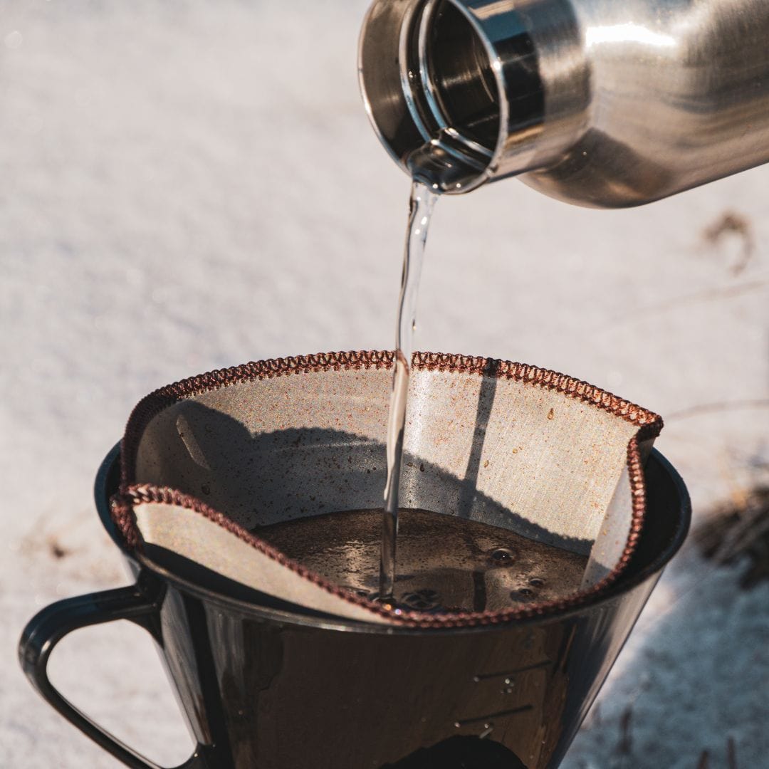 pandoo Wiederverwendbarer Kaffeefilter aus Edelstahl