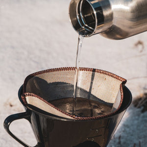 pandoo Kaffeefilter Wiederverwendbarer Kaffeefilter aus Edelstahl