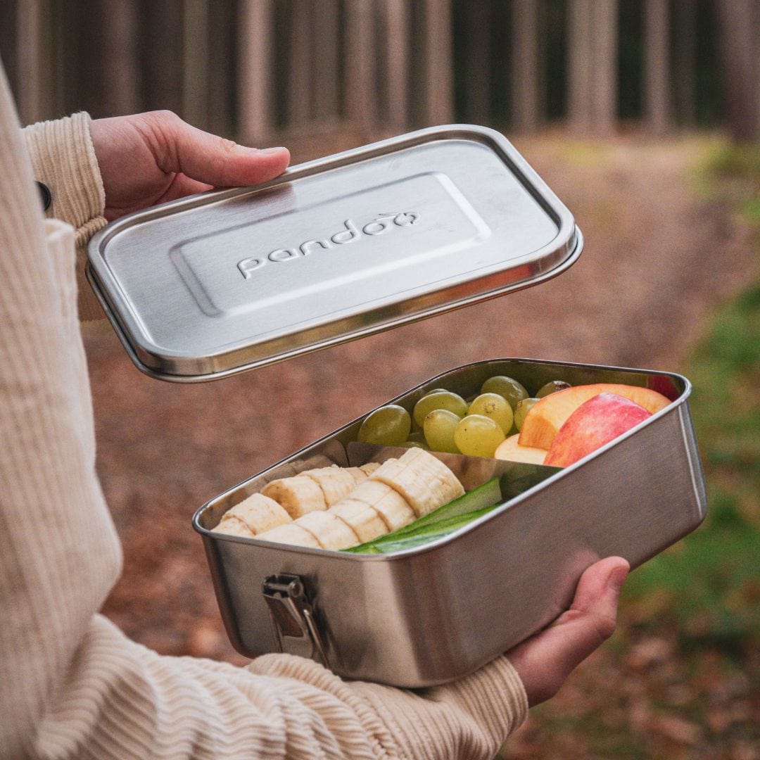 pandoo Lunchbox 1200ml Lunchbox aus Edelstahl | 800ml  oder 1200ml