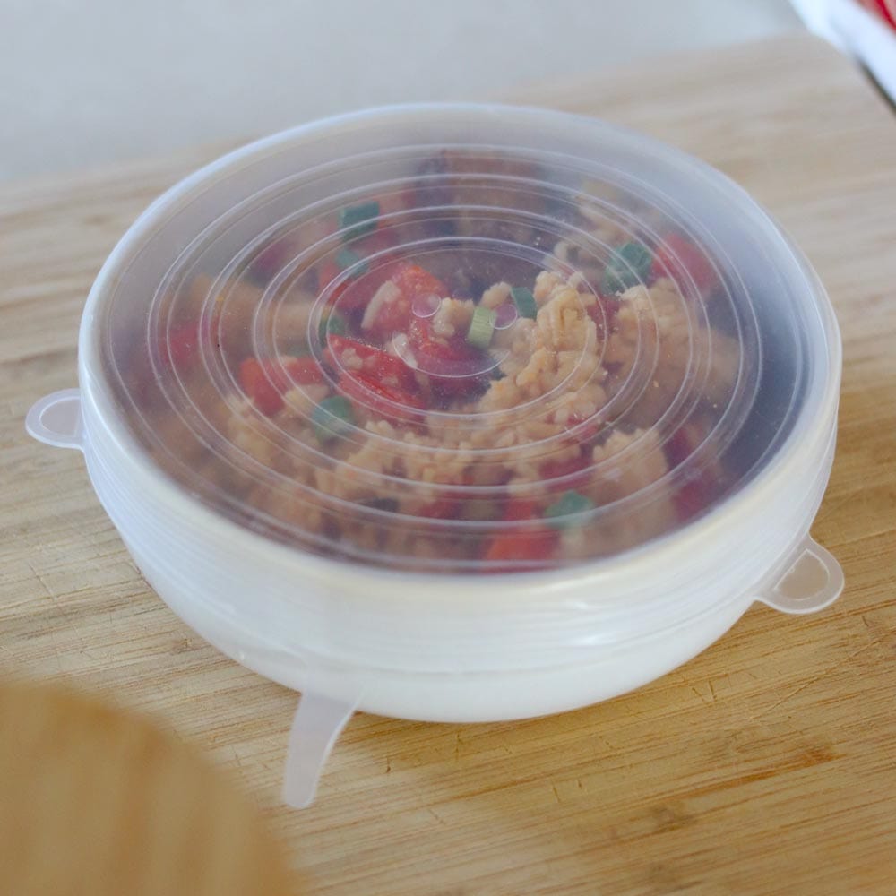 pandoo Silikondeckel Wiederverwendbar Silikondeckel | 6er Set