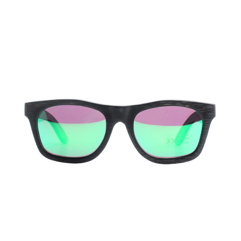 pandoo Sonnenbrille Bambus Sonnenbrille Unisex | polarisiert | UV400 | Blau | Türkis | Orange