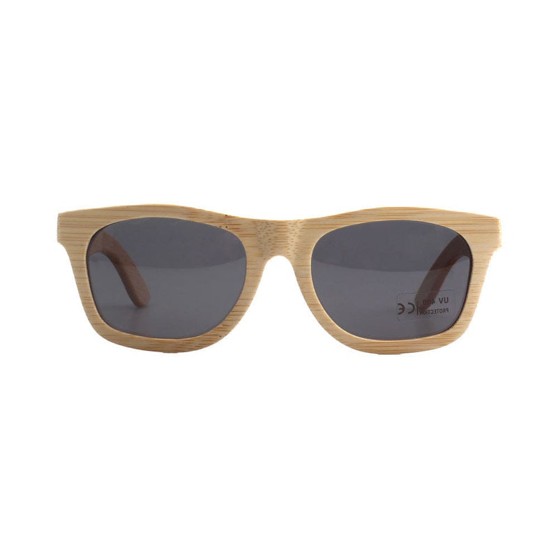 pandoo Sonnenbrille Bambus Sonnenbrille Unisex | UV400 | Schwarz
