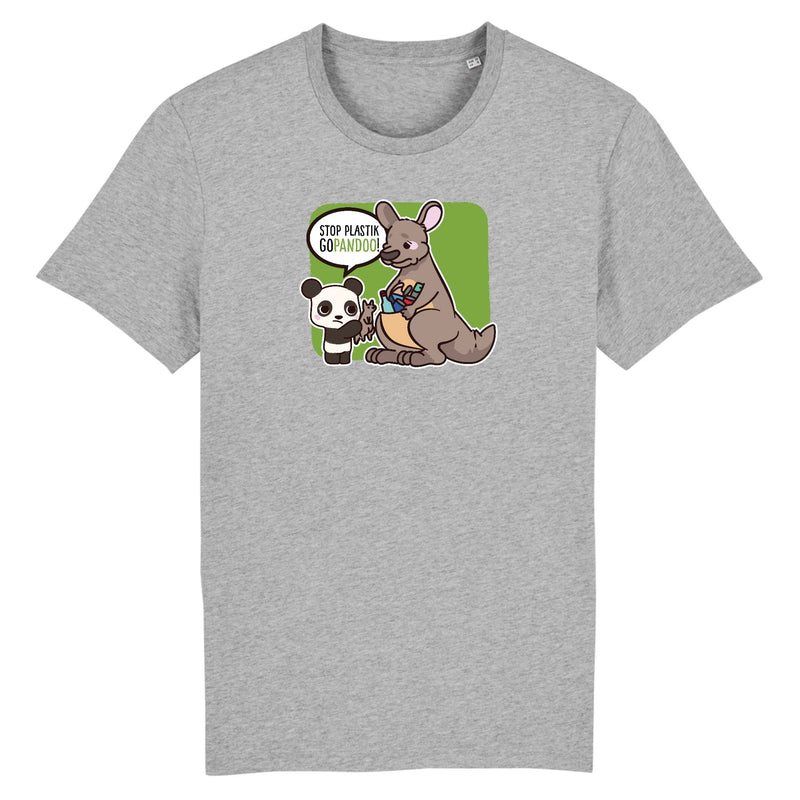 pandoo Stanley/Stella Rocker - DTG T-Shirt Stop Plastik aus Bio-Baumwolle | Unisex | Känguru