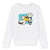 T-Pop Child Sweat-shirt Mini Changer - Stanley/Stella - DTG 3-4 years / White Kinder Sweat-Shirt | Pullover aus Bio-Baumwolle | Unisex | Pelikan