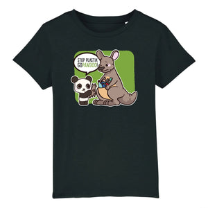 T-Pop T-shirt Enfant BIO - Mini Creator - DTG 3-4 years / Black Kinder T-Shirt | Shirt aus Bio-Baumwolle | Unisex | Känguru