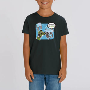 T-Pop T-shirt Enfant BIO - Mini Creator - DTG 3-4 years / Black Kinder T-Shirt | Shirt aus Bio-Baumwolle | Unisex | Qualle