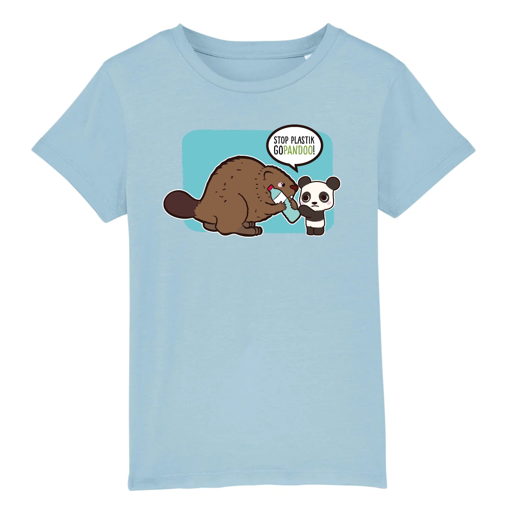 T-Pop T-shirt Enfant BIO - Mini Creator - DTG 3-4 years / Blue Kinder T-Shirt | Shirt aus Bio-Baumwolle | Unisex | Bieber