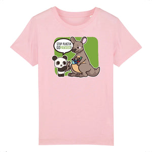 T-Pop T-shirt Enfant BIO - Mini Creator - DTG 3-4 years / Pink Kinder T-Shirt | Shirt aus Bio-Baumwolle | Unisex | Känguru