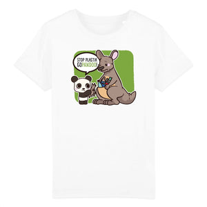 T-Pop T-shirt Enfant BIO - Mini Creator - DTG 3-4 years / White Kinder T-Shirt | Shirt aus Bio-Baumwolle | Unisex | Känguru